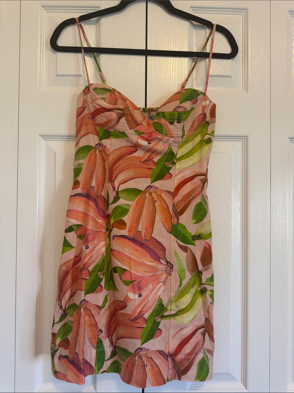 Farm Rio x Anthropologie Linen Sweetheart Slim Mini Dress - Picture 4 of 5